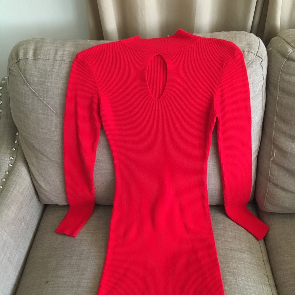 Red dress
